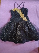 sukienka lata 80 cekiny vintage retro S M 36 38 UNIKAT