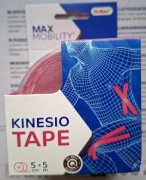 Kinesio Tape Dr. Max taśma kinezjologiczna różowa 5cm x 5m