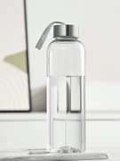 Butelka Na Wodę 600ml Przezroczysta Plastikowa Sportowa