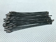 Stalowa linka do kluczy 15 cm – zakręcany brelok zawieszka zestaw 50 szt.