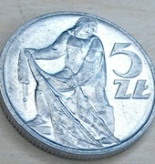 5 zł RYBAK 1958 mennicza