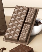 CZEKOLADA DUBAJ 3 wgłębienia forma silikonowa 24*15.5*2.4 do pieczenia 