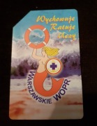 Warszawskie WOPR. Karta telefoniczna 