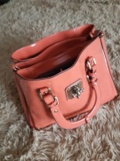 Torebka Tom&Eva Paris lakierowana łososiowa