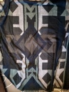 Wielki szal, miękki, odcienie szarości, Bonobo