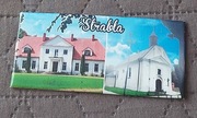 Magnes na lodówkę Strabla k/Plutycz. Pałac w Strabli Sarzeńskich herbu LIS.