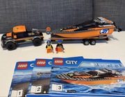 LEGO City 60085 Terenówka z motorówką, Komplet z instrukcją