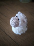 Owieczka brelok kremowy dekoracja ozdoba