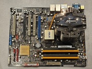 Płyta Asus P5B Deluxe + Intel Core 2 Duo E6600 2.4 GHz + 6GB PC2-6400