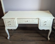 Rustykalne rzeźbione biurko 