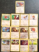 Karty Pokemon 6gen Bunnelby Diggersby Fletchling Talonflame