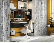 IKEA FREDDE – Biurko gamingowe, czarny – Okazja! 