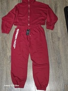 Stylowy damski dres w czerwonym kolorze rozmiar M, nowy z metką