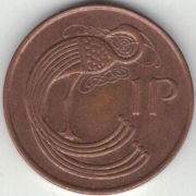Irlandia 1 penny pens 1994 - 20,32 mm - nr 1