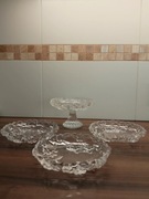 Huta Szkła Walther Glass model Carmen Flower zestaw 4 szt