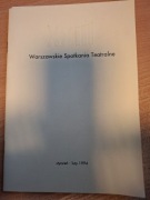 Program  XXIII Warszawskie Spotkania teatralne 1994