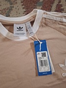 Koszulka męska Adidas 3 stripes beżowa roz. L