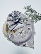 Zestawy wiosenne turban chustka apaszka na napy