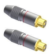 PROCAB VC210 zlącze kablowe gniazdo RCA żeńskie kpl. 2 szt.