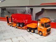 Herpa Mercedes Actros + Goldhofer + przyczepa Krampe Fehrenkotter
