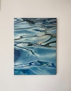 autorski obraz olejny - studium wody 