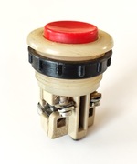 PRZYCISK STEROWNICZY Czerwony powrotny 38mm