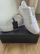 NOWE Trampki TOMMY HILFIGER Signature | Białe | Rozmiar 42 | Klasyk na lato