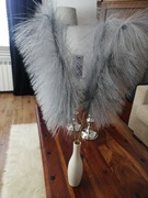 Kwiat sztuczny,, trawa"" szer. 16 cm/wys. 70 cm. Kolor  szary. 