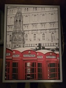 Sprzedam obraz budki brytyjskie.