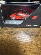 RZADKI AUDI R8 V10 PLUS COUPE SPORT DYNAMITE CZERWONY 1:87 HERPA