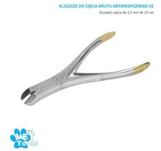Kleszcze do cięcia drutu do 2,5 mm dł. 23 cm , TTA , diatermia , TPLO
