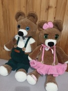 MISIE ZROBIONE NA SZYDEŁKU PARKA 