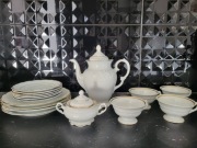 WAWEL porcelanowy zestaw kawowy Wawel prowansalski retro 16 elementów