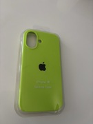 Etui silicon case silikon z Logo Apple do iPhone 16 neon żółty    