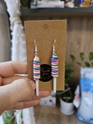 Kolczyki lizaki świąteczne cukierkowe lizaczki 