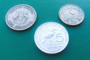 UGANDA BURUNDI - Zestaw 3 monet 50 Cents 1 Shillings 5 Francs 1976 2014 k45