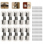 10x zawiasy meblowe  NAKŁADANE  TŁOCZKOWE CICHE