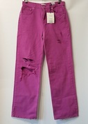 Nowe spodnie Pull & Bear  rozmiar z metki 42  kolor róż amarant 