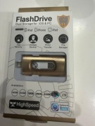 Pendrive 3w1 do iPhone / pc złoty