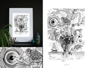 Obraz artprint "Chaos" autor Ewa Konieczna-Talar