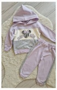 Nowy komplet dres Myszka Minnie zestaw bluza + spodnie dresowe r. 80