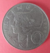 Moneta Austria 10 szylingów austriackich (10 Schilling) 1990