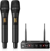 Bezprzewodowe mikrofony TONOR UHF z odbiornikiem regulowane częstotliwości