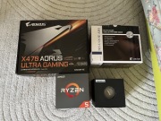 Płyta główna gigabyte x470 ultra gaming + ryzen 5 2600 + Noctua U12S SE AM4