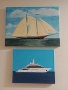 2 Obrazy Akrylowy nowy.