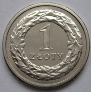Polska 1 złoty 2010 - pok