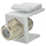  Gniazdo satelitarne F SAT moduł keystone białe