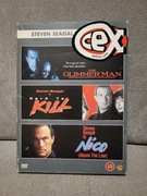 Steven Seagal Kolekcja 3 filmy DVD - Nico - Hard to kill - The Glimmer Man