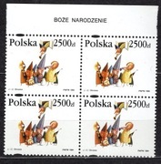 3368 Boże Narodzenie 1994 rok (czwórka z napisem)