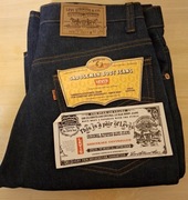 Levis 517 pomarańczowe dżinsy Tab Saddleman 32/34 niebieskie 20517-0217 